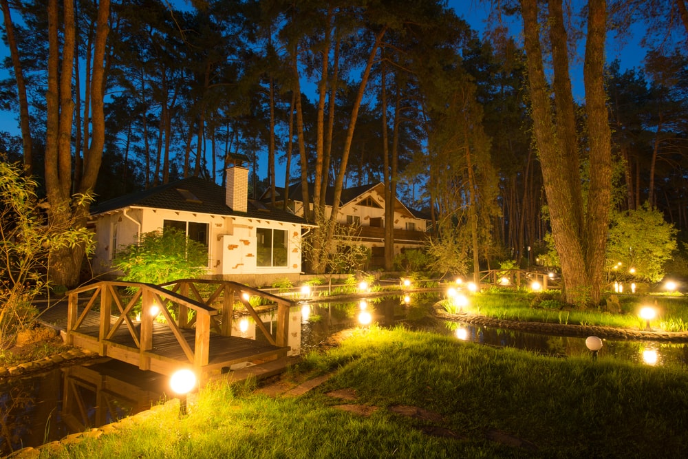 outdoor landscape lighting for home