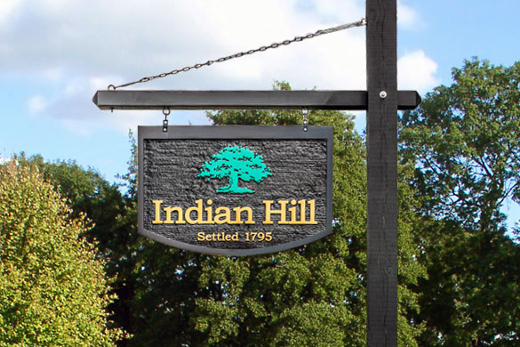 lawn care in indian hill ohio sign